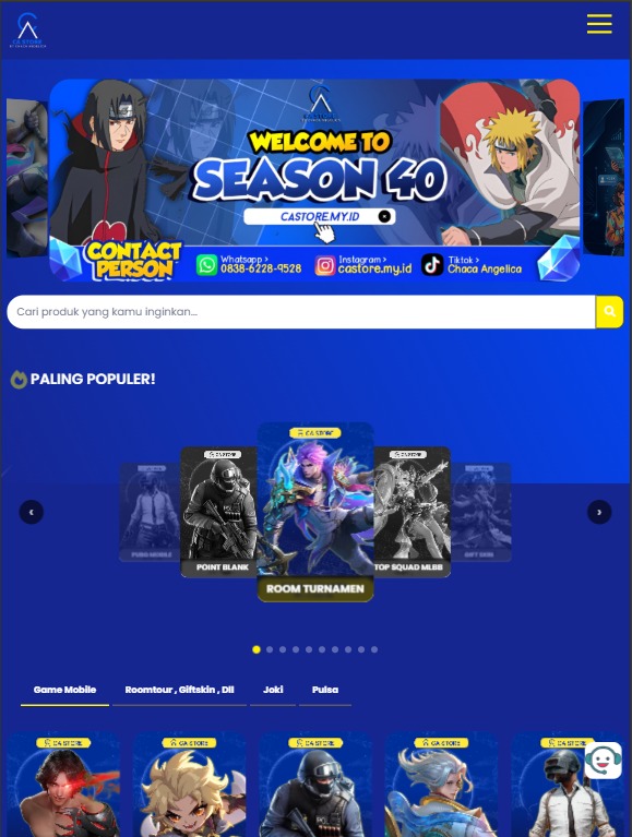 Website Top Up Game V2 — Professional Edition